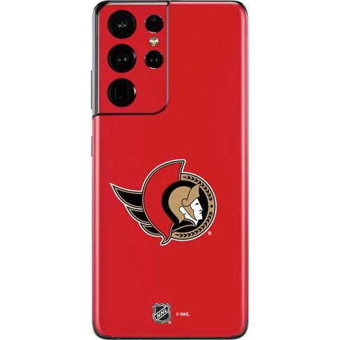 NHL Ottawa Senators Solid Background Galaxy S21 Ultra 5G Skin